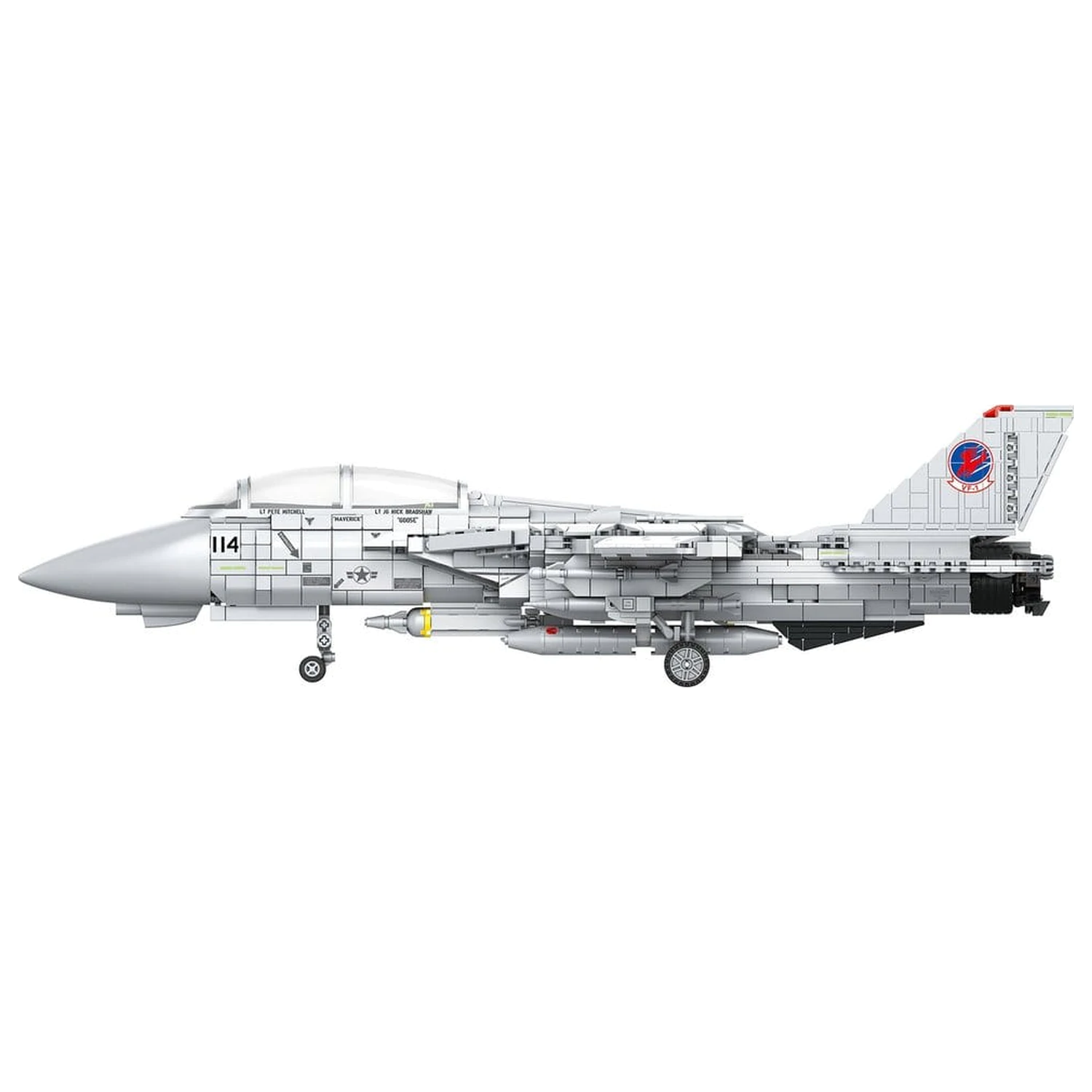 Top Gun Klemmbausteine Set Maverick's F-14A Tomcat Produktfoto