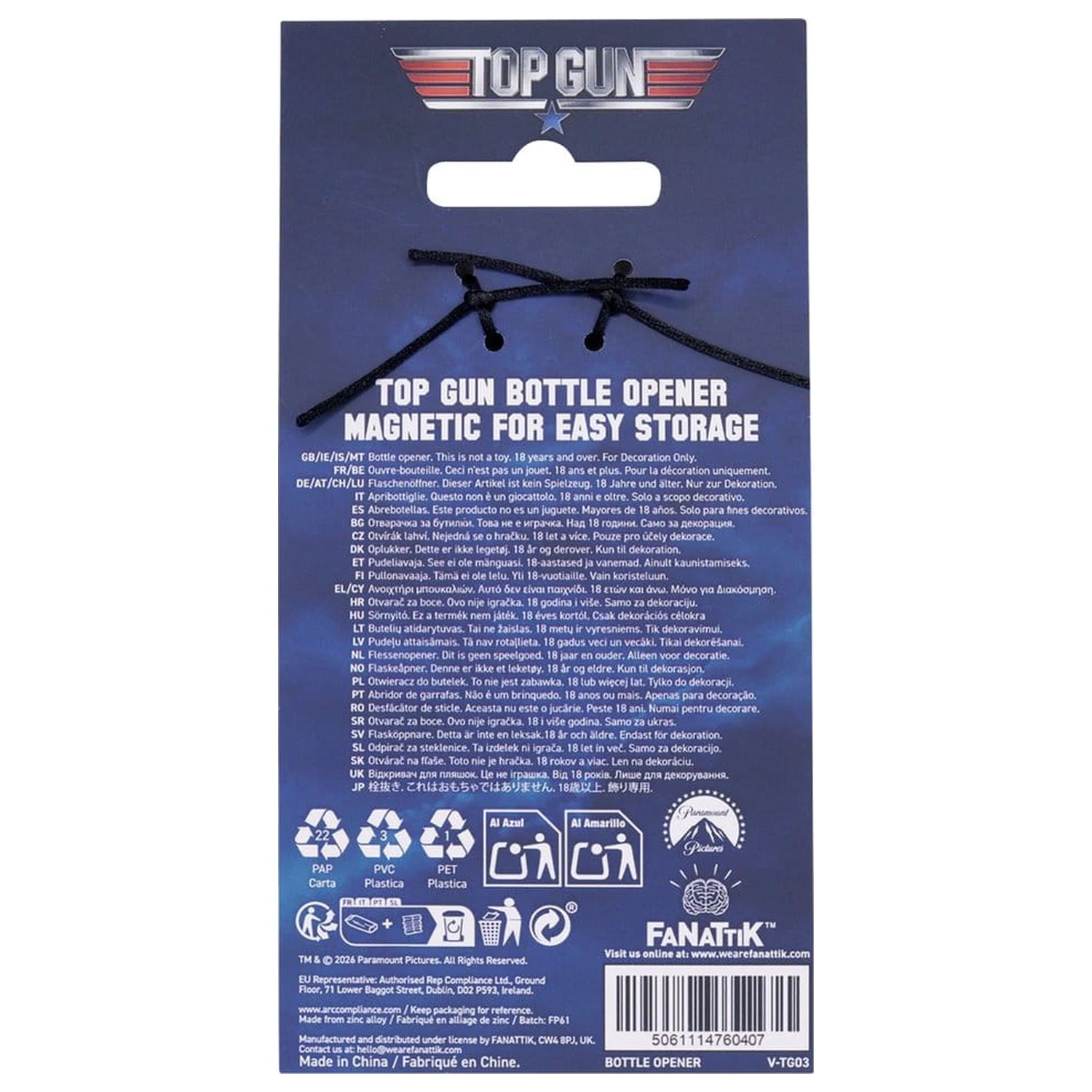 Top Gun Flaschenöffner F-14 Limited Edition Produktfoto