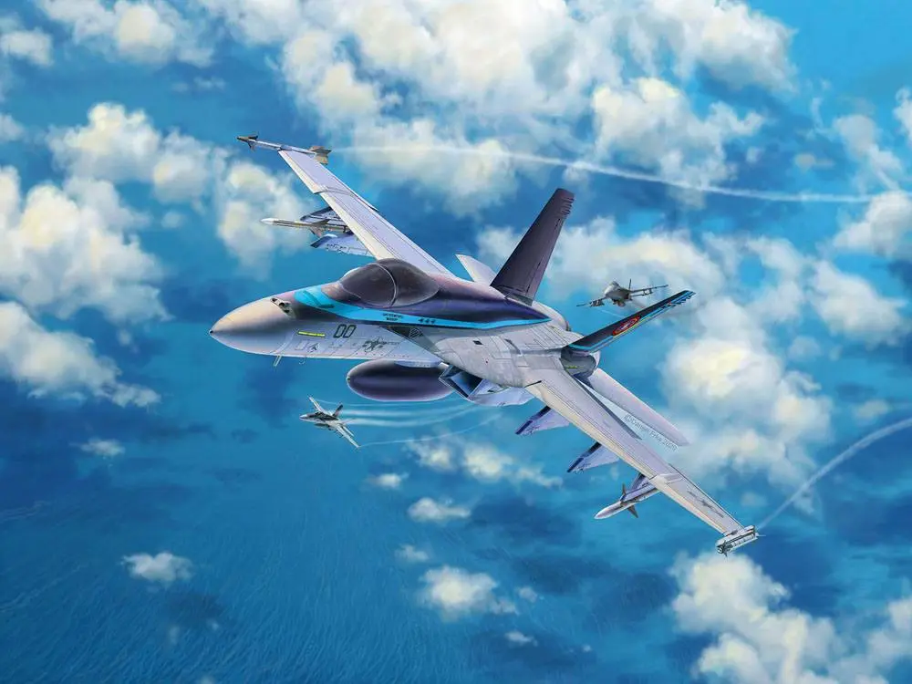 Top Gun: Maverick Modellbausatz 1/48 Maverick´s F/A-18E Super Hornet 38 cm Produktfoto