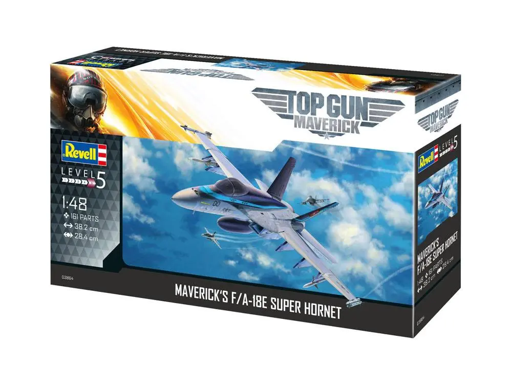 Top Gun: Maverick Modellbausatz 1/48 Maverick´s F/A-18E Super Hornet 38 cm Produktfoto