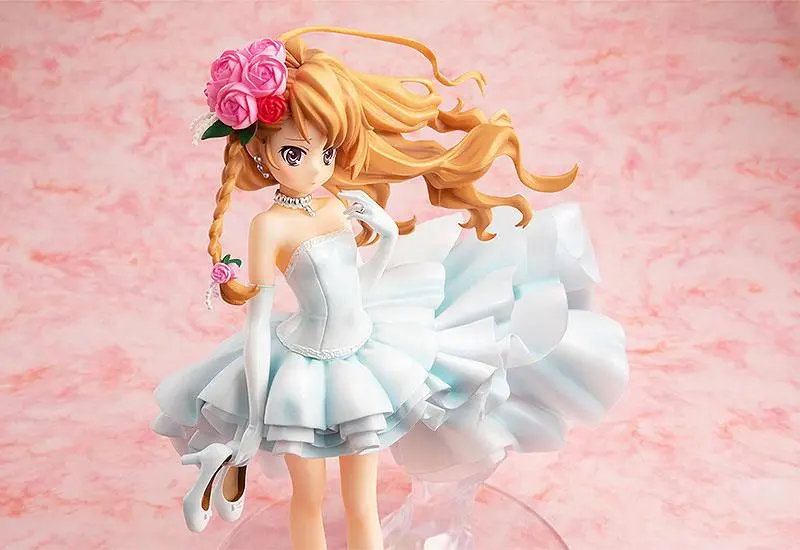 Toradora PVC Statue 1/7 Taiga Aisaka: Wedding Dress Ver. 21 cm Produktfoto