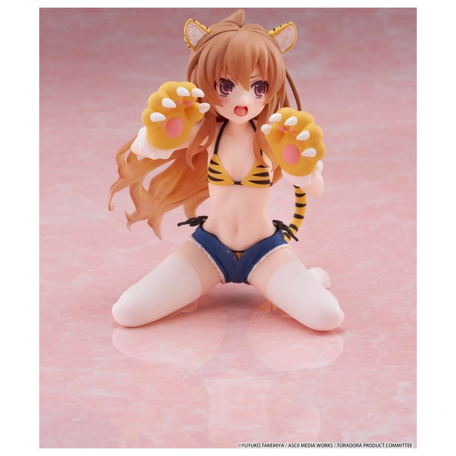 Toradora! Desktop Cute PVC Figur Taiga Aisaka (Tiger Costume Swimwear Ver.) 13 cm Produktfoto