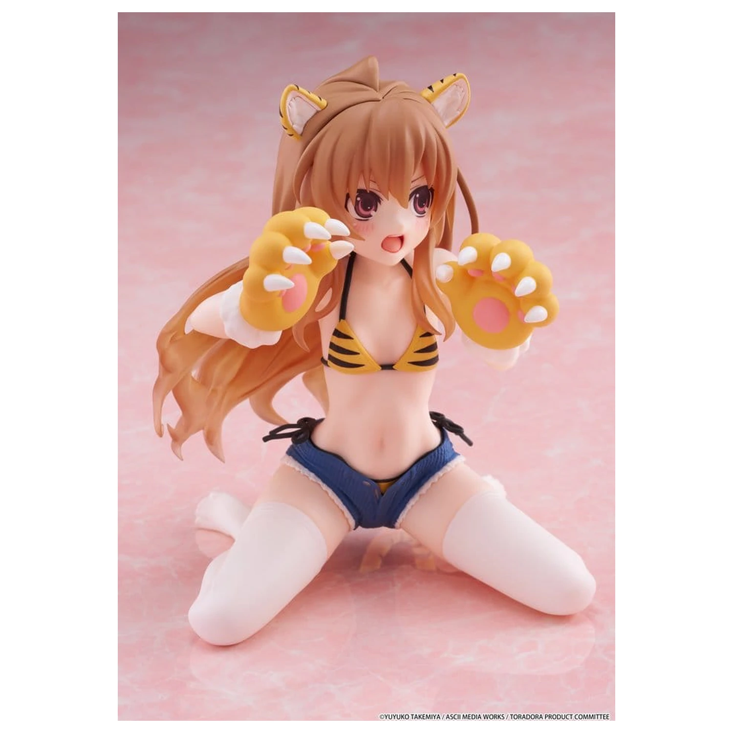 Toradora! Desktop Cute PVC Figur Taiga Aisaka (Tiger Costume Swimwear Ver.) 13 cm Produktfoto