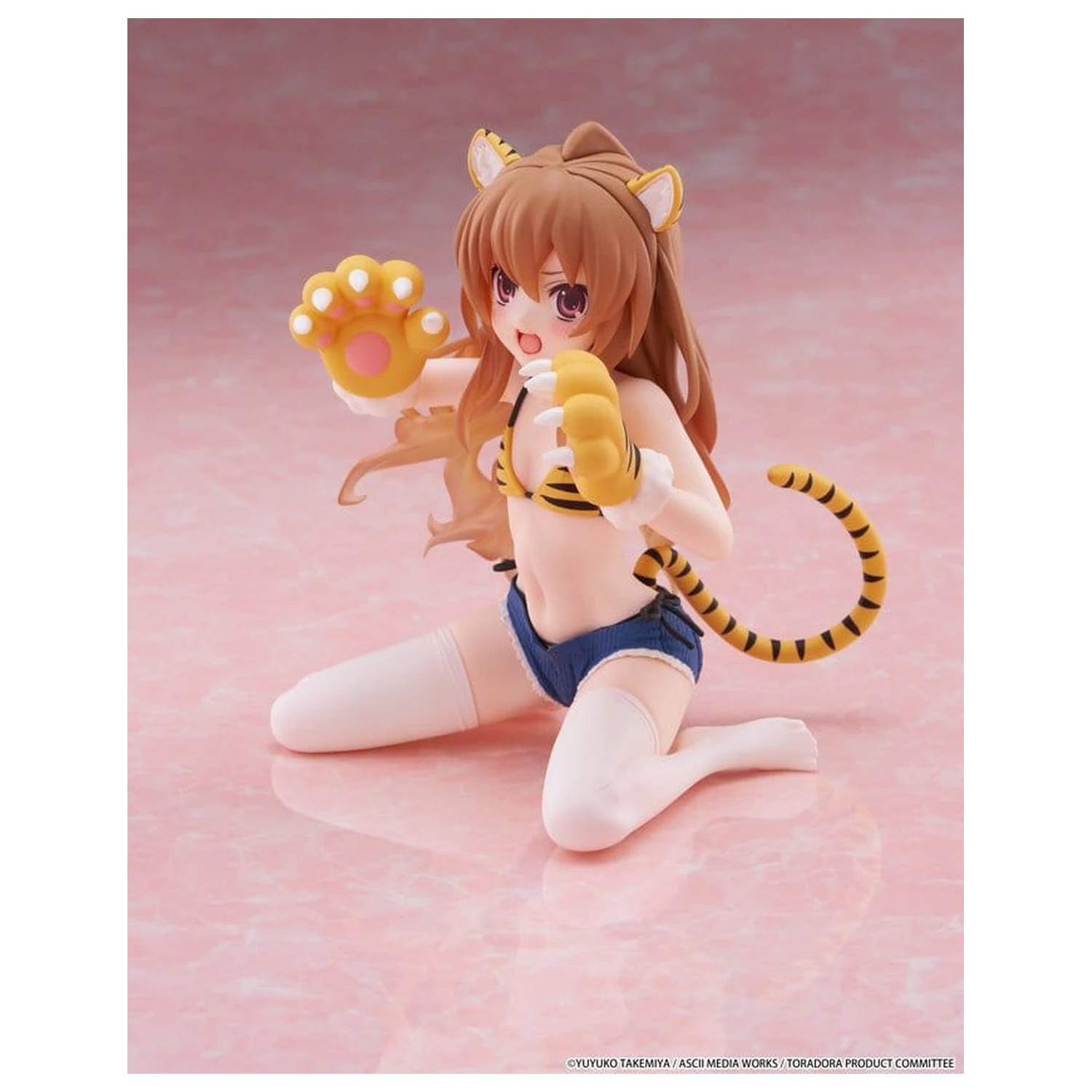 Toradora! Desktop Cute PVC Figur Taiga Aisaka (Tiger Costume Swimwear Ver.) 13 cm Produktfoto
