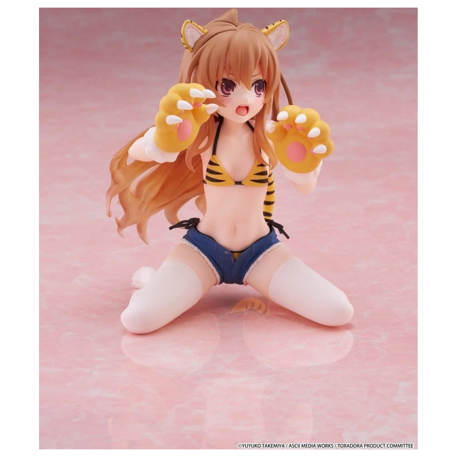 Toradora! Desktop Cute PVC Figur Taiga Aisaka (Tiger Costume Swimwear Ver.) 13 cm Produktfoto