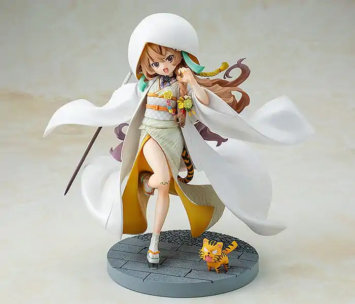 Toradora! PVC Statue Taiga Aisaka: White Kimono Ver. 22 cm Produktfoto