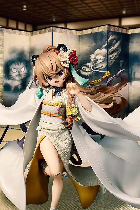 Toradora! PVC Statue Taiga Aisaka: White Kimono Ver. 22 cm Produktfoto