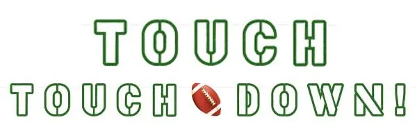 Touchdown Schild 180 cm Produktfoto