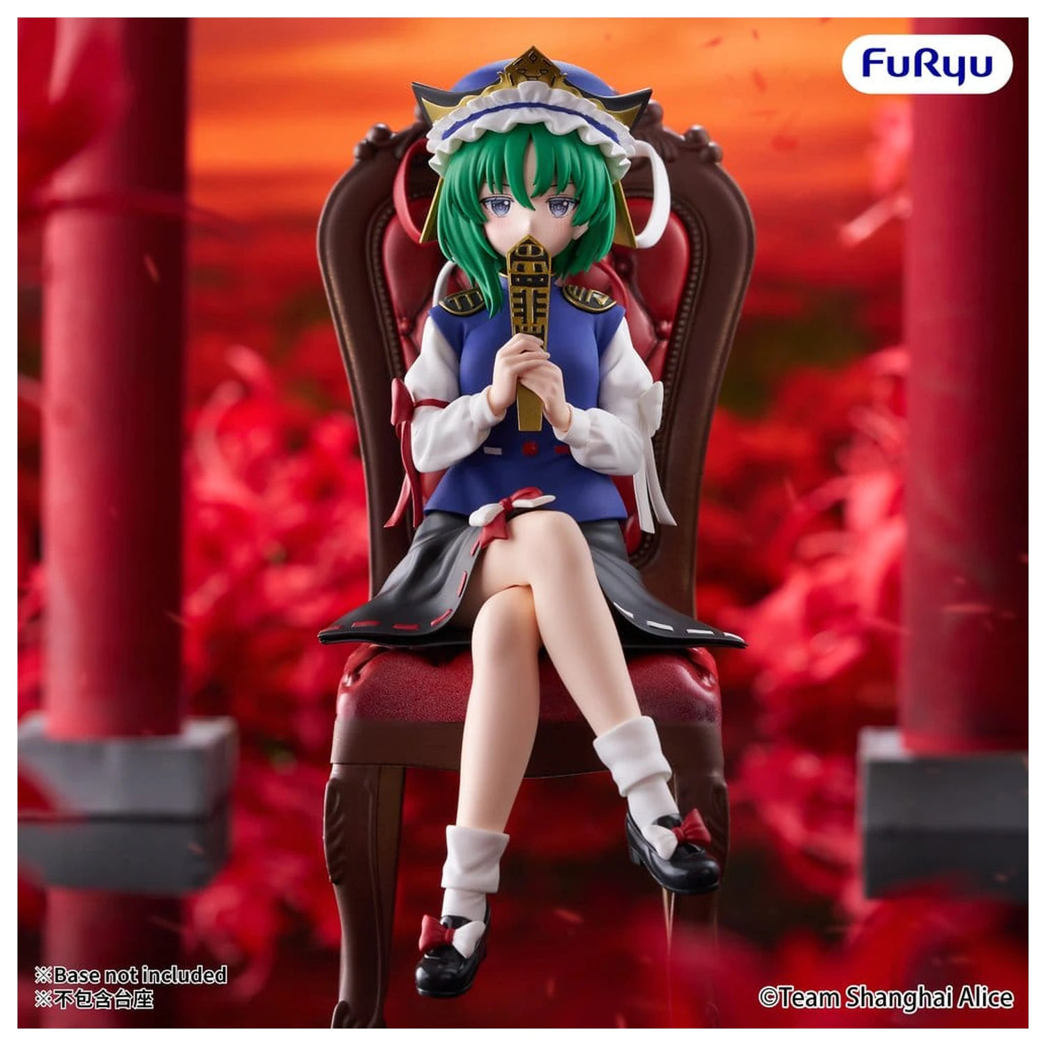 Touhou Project Noodle Stopper PVC Figur Eiki Shiki Yamazanadu 15 cm Produktfoto