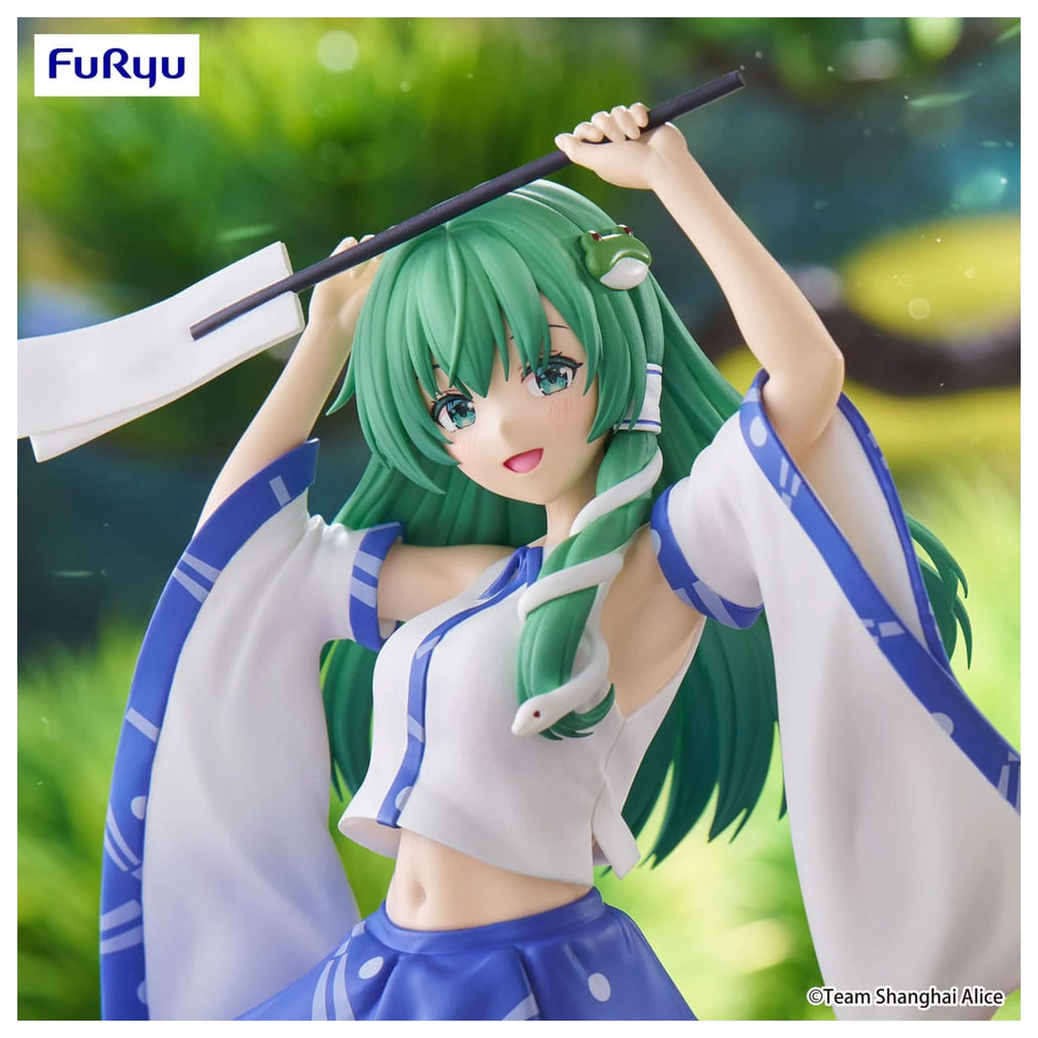 Touhou Project Noodle Stopper PVC Figur Sanae Kochiya 13 cm Produktfoto
