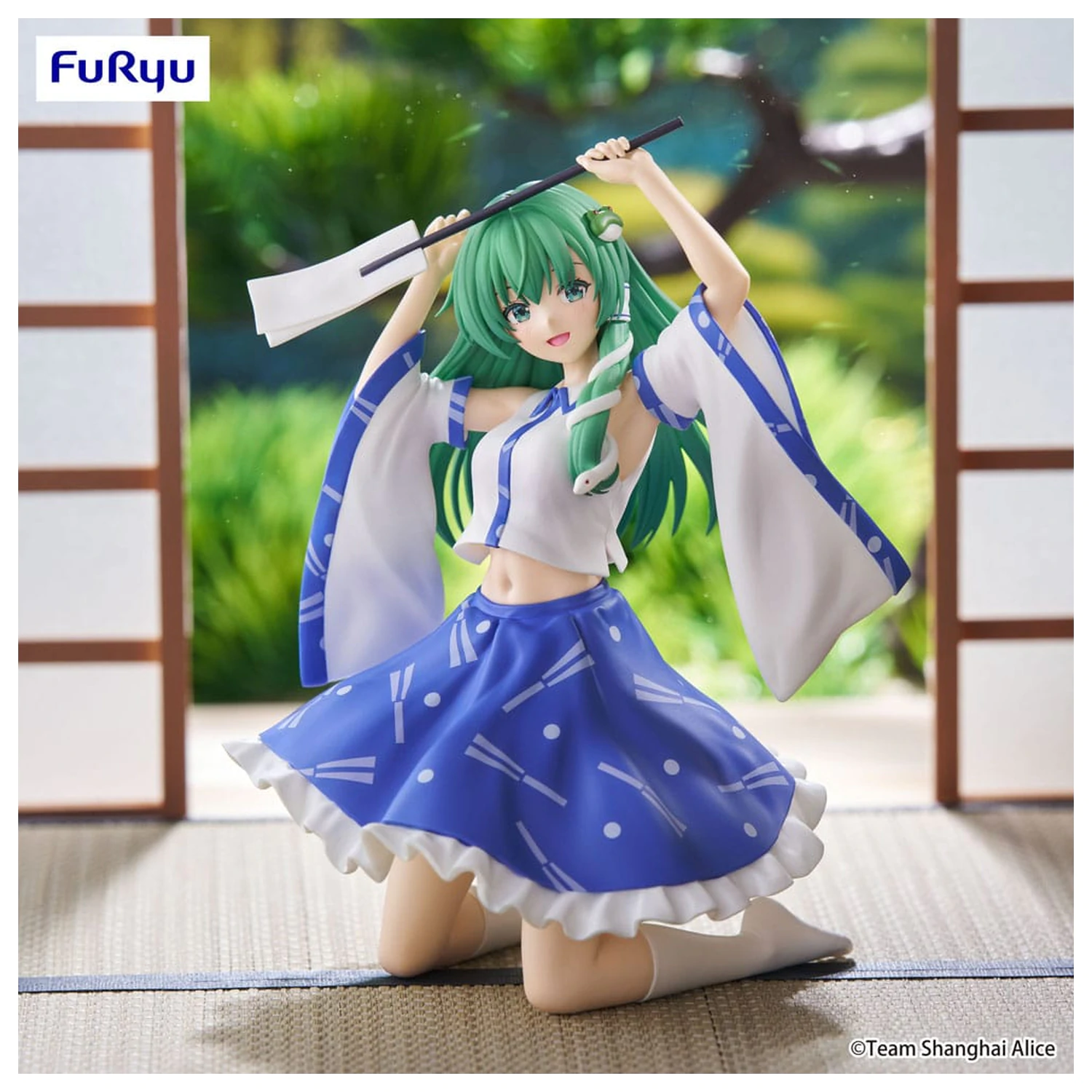 Touhou Project Noodle Stopper PVC Figur Sanae Kochiya 13 cm Produktfoto