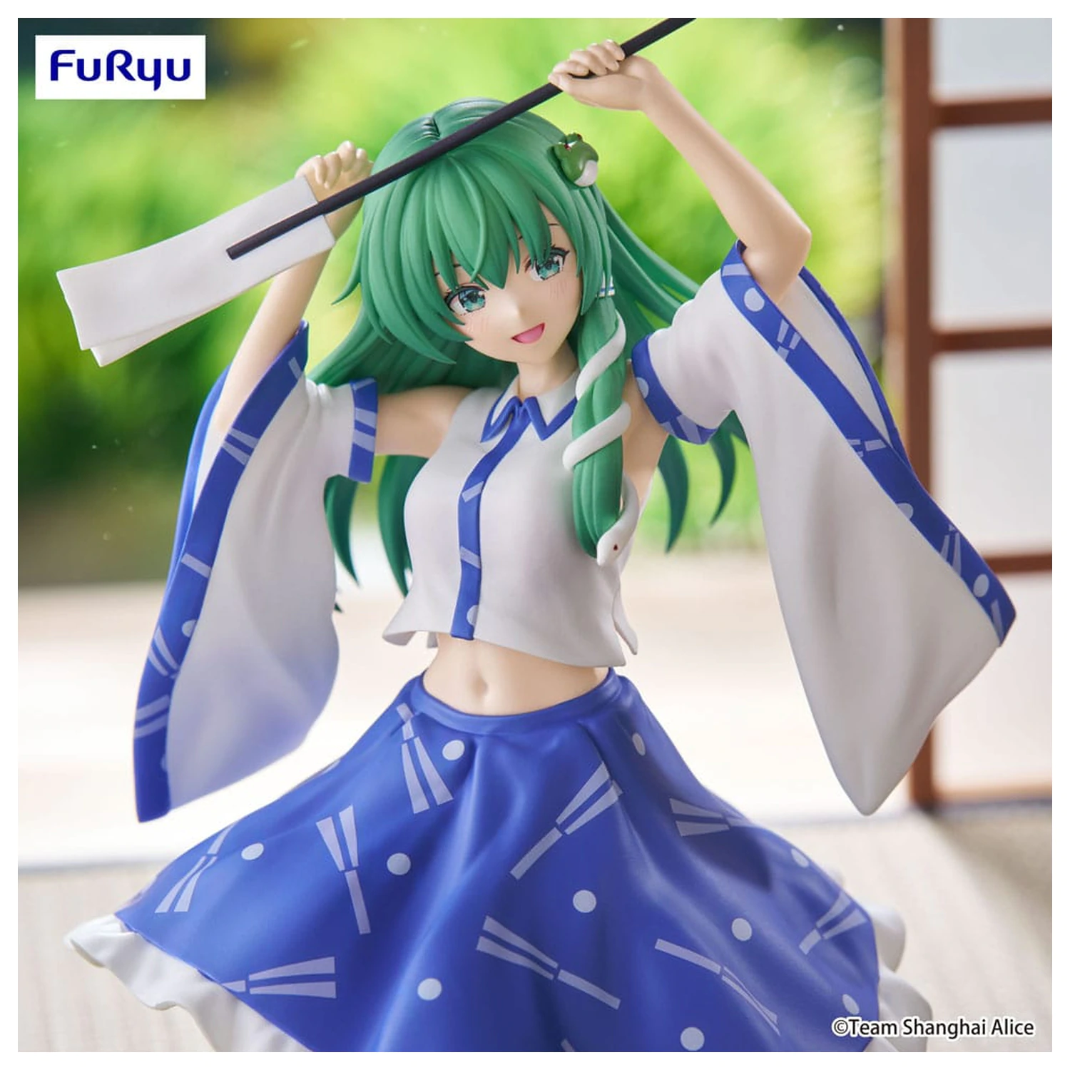 Touhou Project Noodle Stopper PVC Figur Sanae Kochiya 13 cm Produktfoto