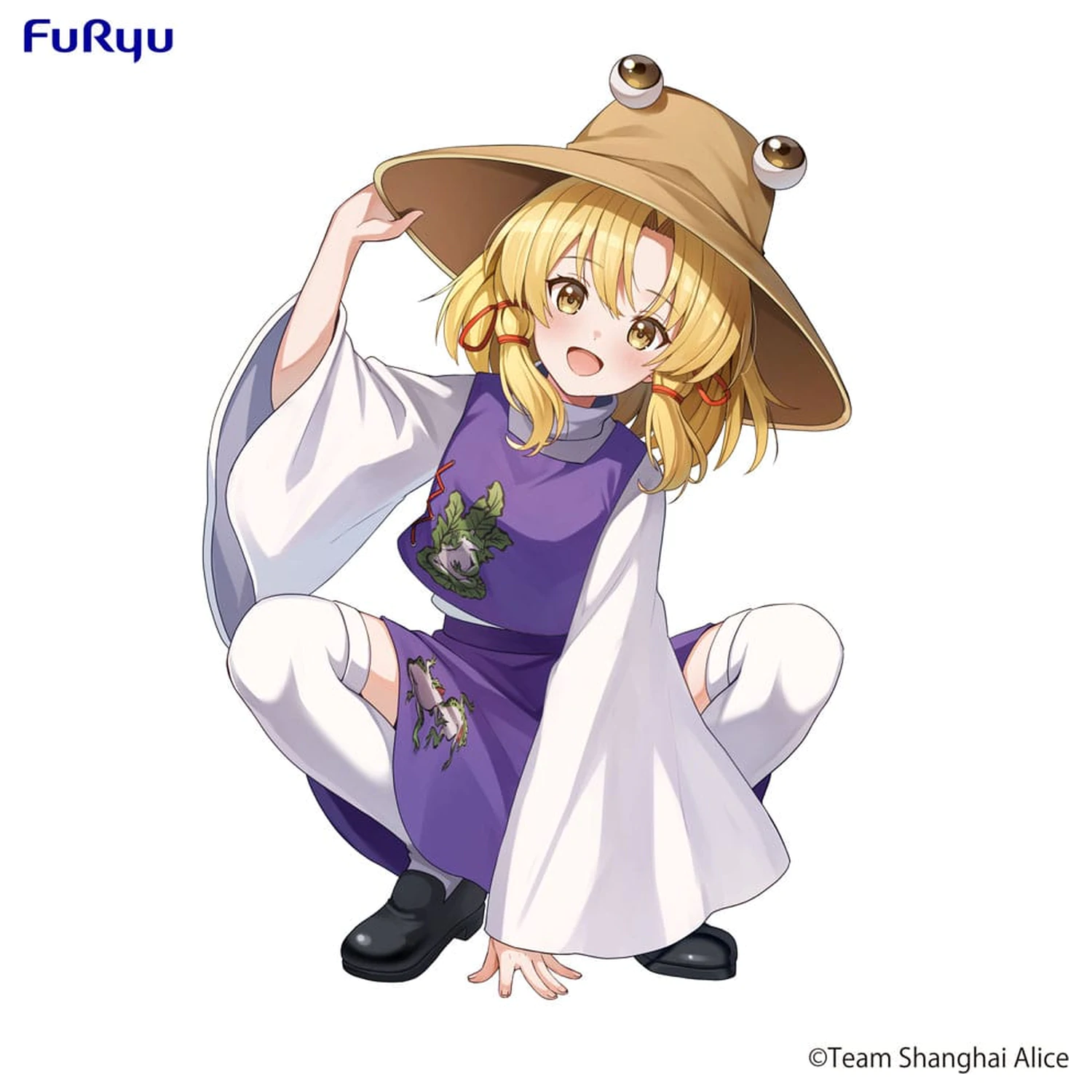 Touhou Project Noodle Stopper PVC Figur Suwako Moriya 9 cm Produktfoto