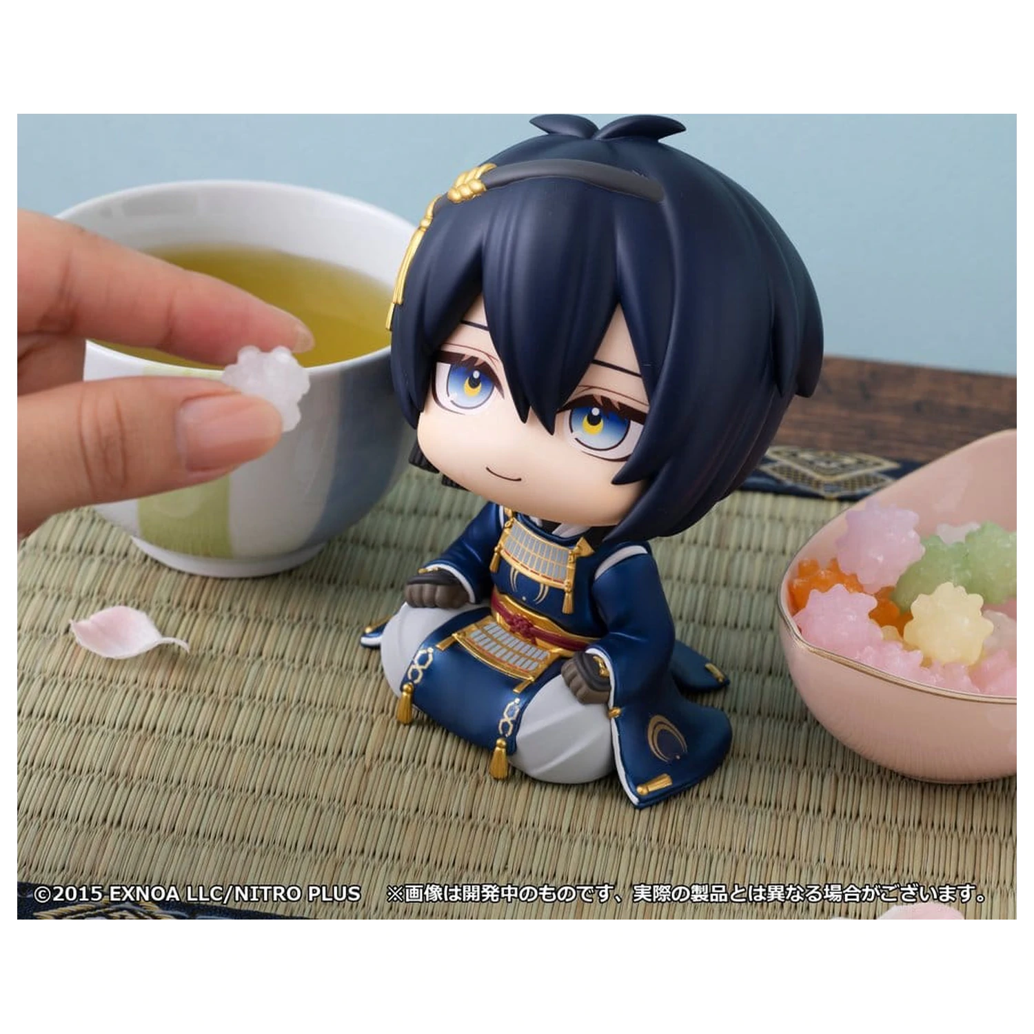 Touken Ranbu-ONLINE Look Up PVC Figur Munechika Mikazuki 11 cm Produktfoto