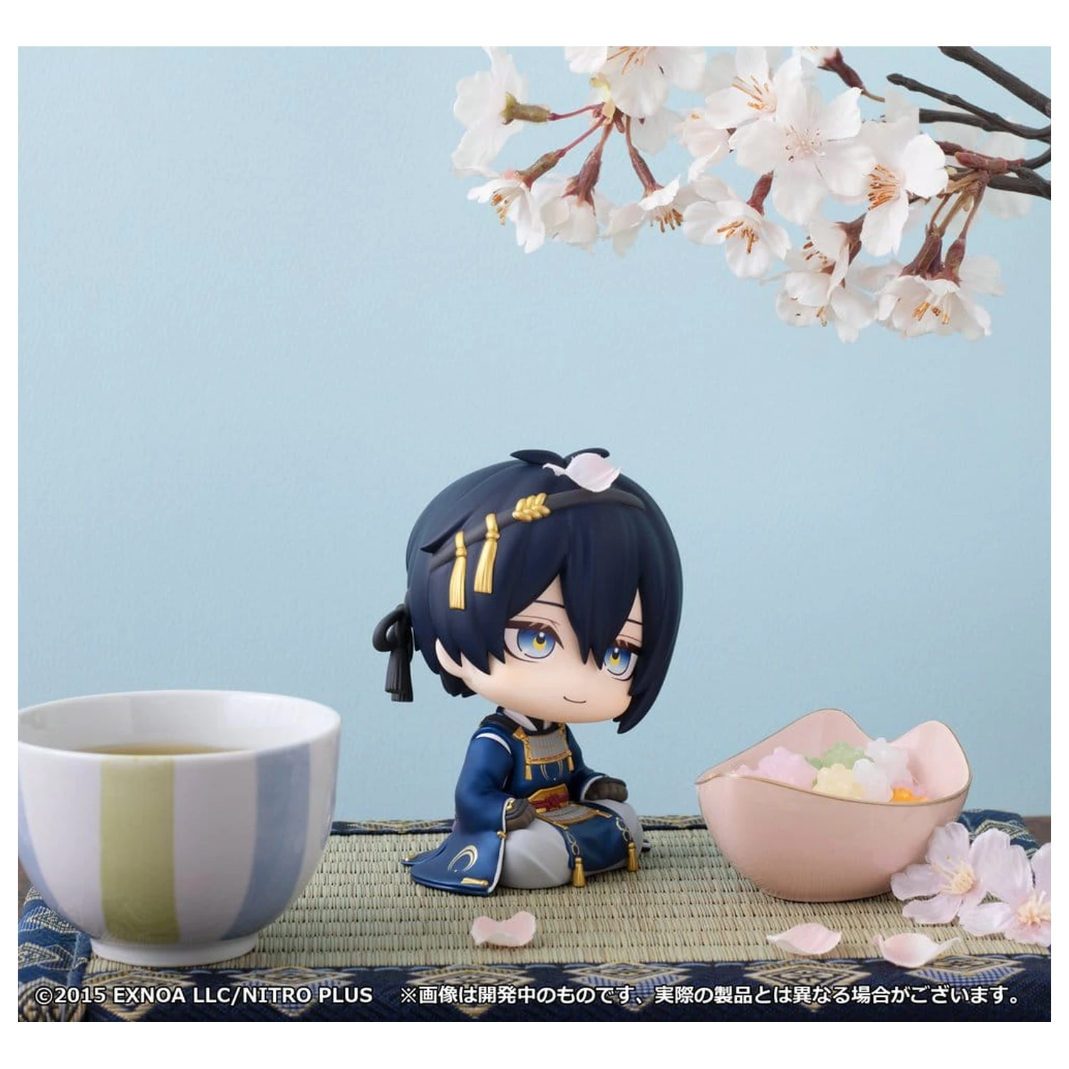 Touken Ranbu-ONLINE Look Up PVC Figur Munechika Mikazuki 11 cm Produktfoto