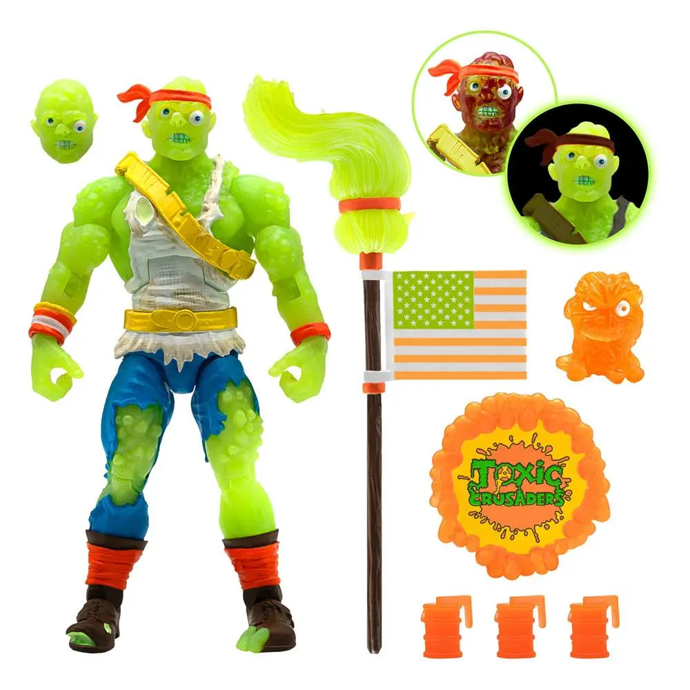 Toxic Crusaders Ultimates Actionfigur Radioactive Red Rage 18 cm Produktfoto