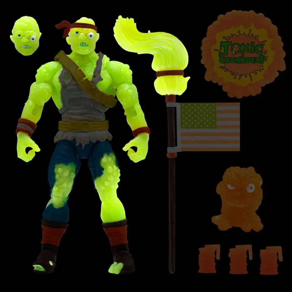 Toxic Crusaders Ultimates Actionfigur Radioactive Red Rage 18 cm Produktfoto