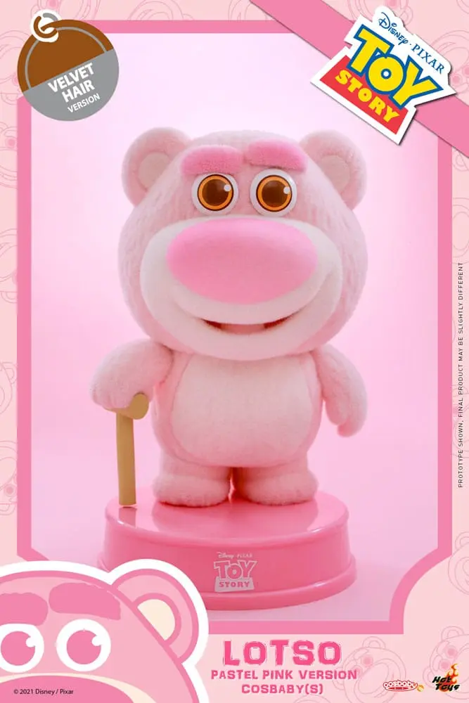 Toy Story 3 Cosbaby (S) Minifigur Lotso (Pastel Pink Version) 10 cm termékfotó