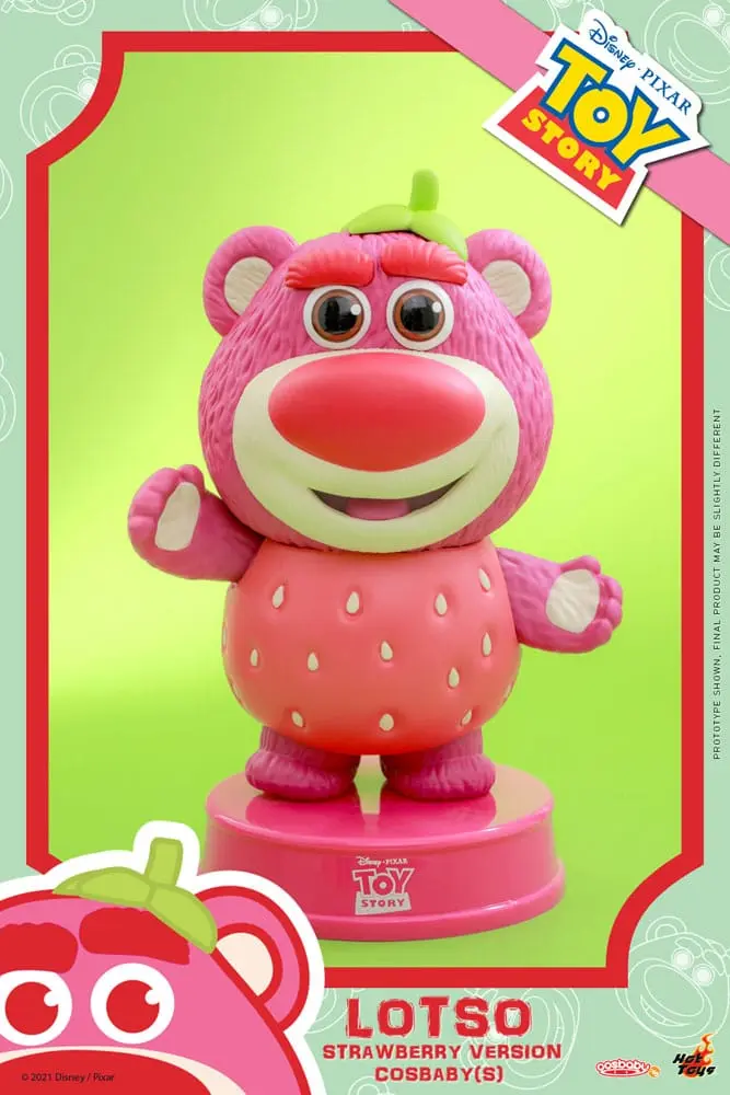 Toy Story 3 Cosbaby (S) Minifigur Lotso (Strawberry Version) 10 cm termékfotó