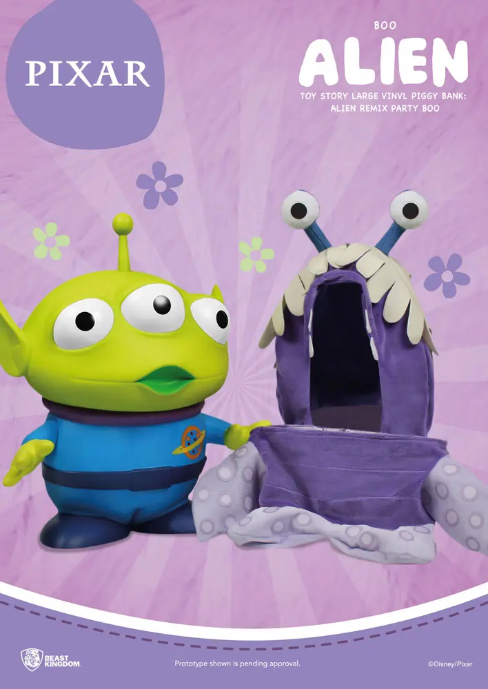 Toy Story Piggy Vinyl Spardose Alien Remix Party Boo 40 cm Produktfoto