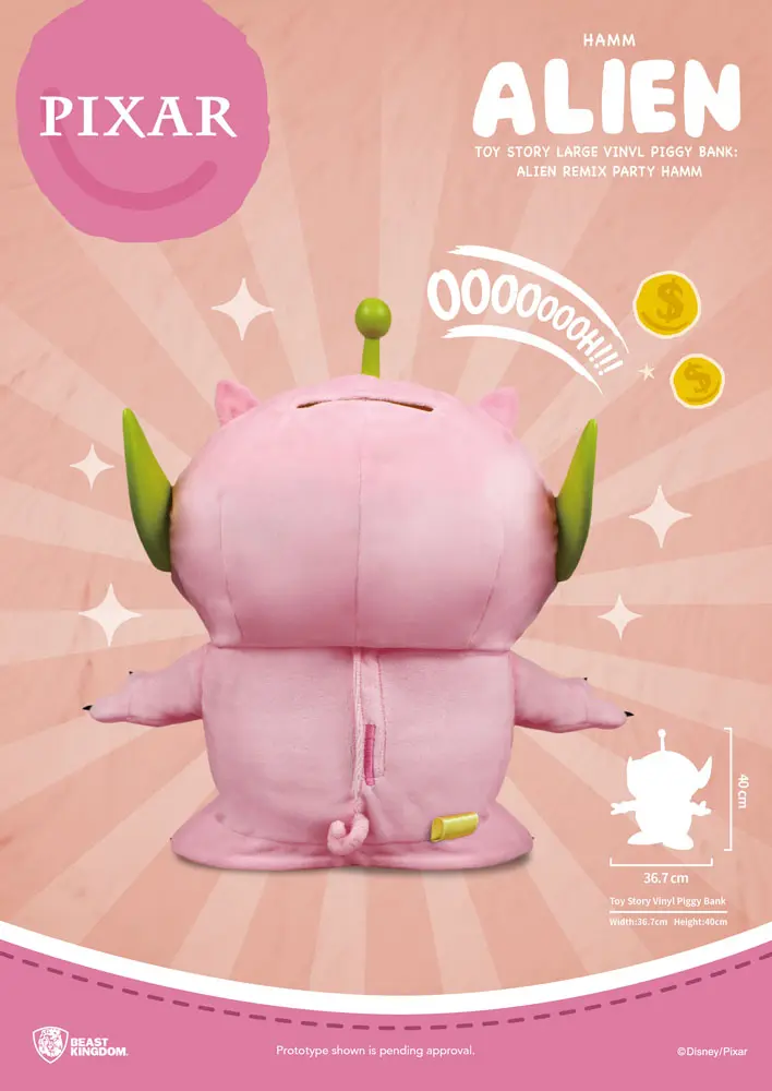 Toy Story Piggy Vinyl Spardose Alien Remix Party Hamm 40 cm Produktfoto
