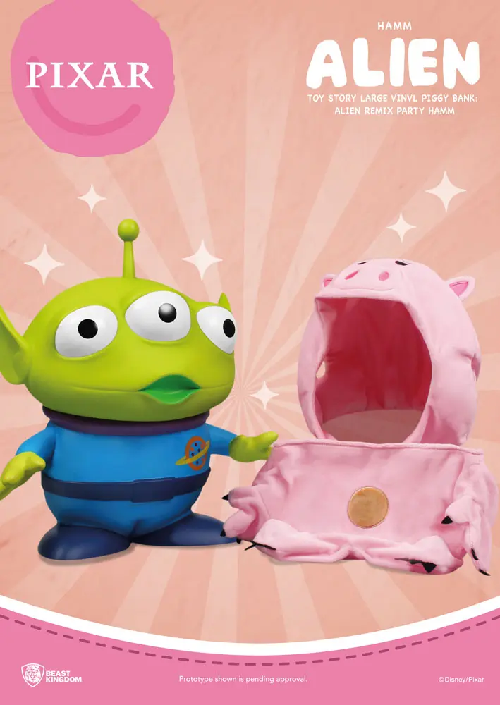 Toy Story Piggy Vinyl Spardose Alien Remix Party Hamm 40 cm Produktfoto
