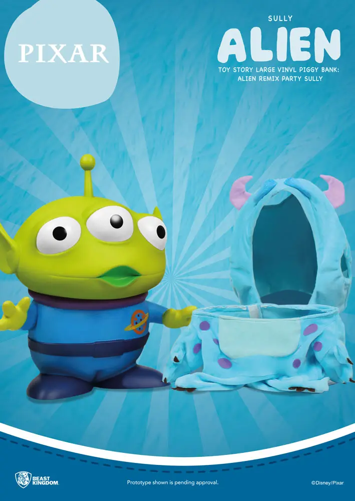 Toy Story Piggy Vinyl Spardose Alien Remix Party Sully 40 cm Produktfoto