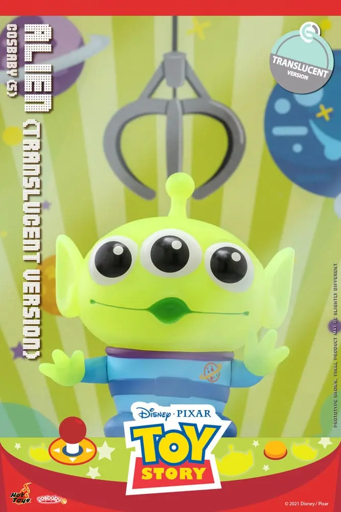 Toy Story Cosbaby (S) Minifigur Alien (Translucent Version) 10 cm Produktfoto