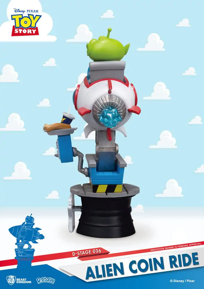 Toy Story D-Stage PVC Diorama Alien Coin Ride 15 cm Produktfoto