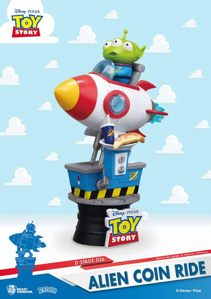 Toy Story D-Stage PVC Diorama Alien Coin Ride 15 cm Produktfoto