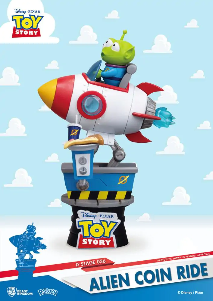 Toy Story D-Stage PVC Diorama Alien Coin Ride 15 cm Produktfoto