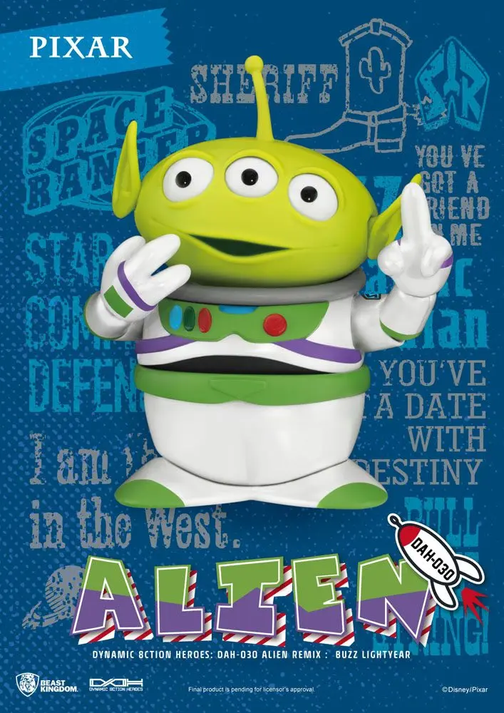 Toy Story Dynamic 8ction Heroes Actionfigur Alien Remix Buzz Lightyear 16 cm Produktfoto