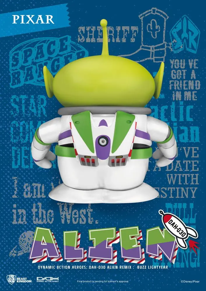 Toy Story Dynamic 8ction Heroes Actionfigur Alien Remix Buzz Lightyear 16 cm Produktfoto