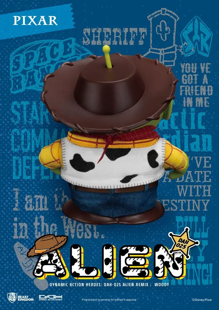 Toy Story Dynamic 8ction Heroes Actionfigur Alien Remix Woody 16 cm Produktfoto
