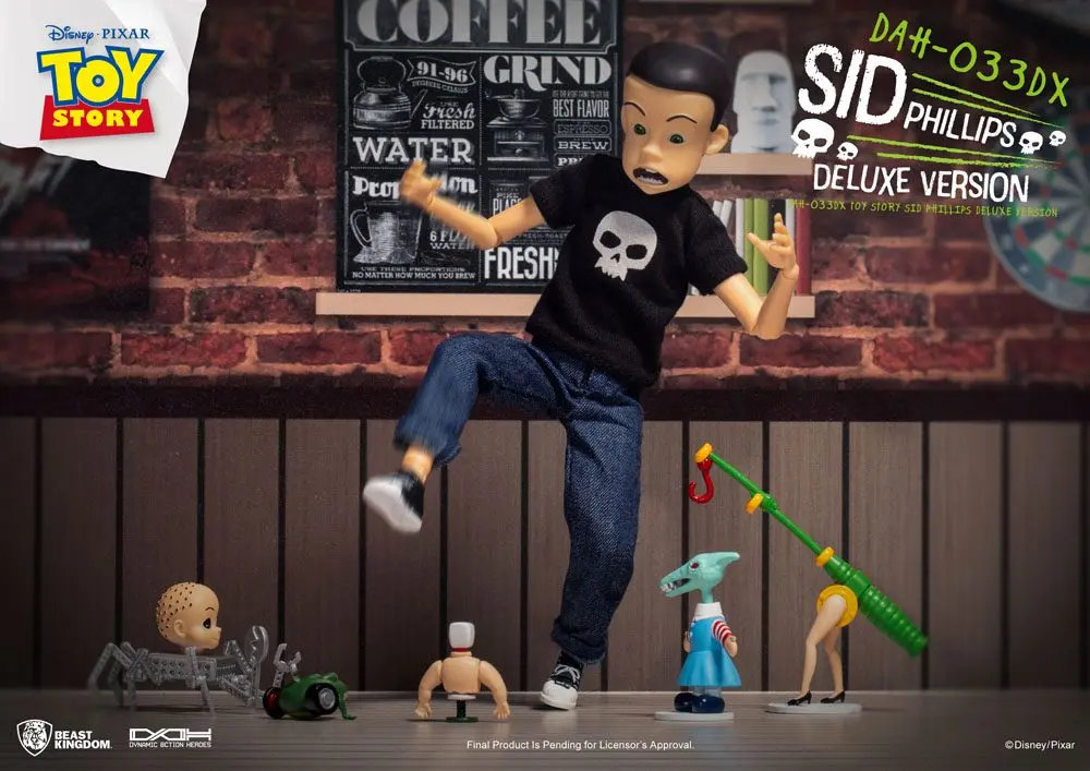 Toy Story Dynamic 8ction Heroes Actionfigur Sid Phillips Deluxe Version 14 cm Produktfoto