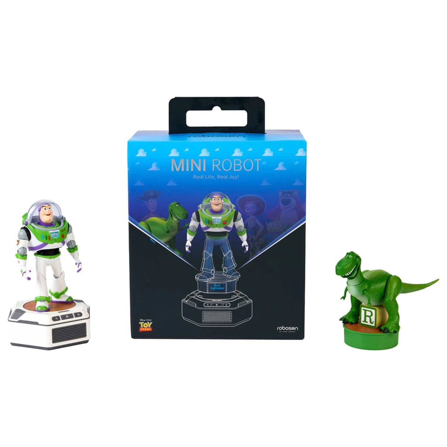 Toy Story Interaktiver Mini Roboter 2er Pack Buzz & Rex *English version* Produktfoto