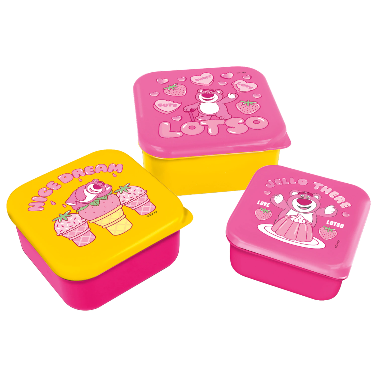 Toy Story Lotso Snack Boxen 3 Stk. Produktfoto