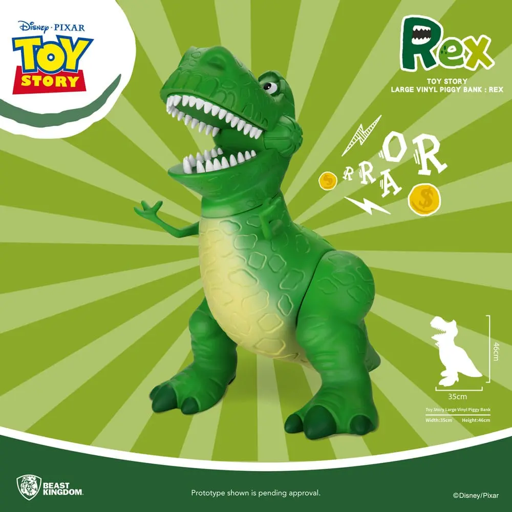 Toy Story Piggy Vinyl Spardose Rex 46 cm termékfotó