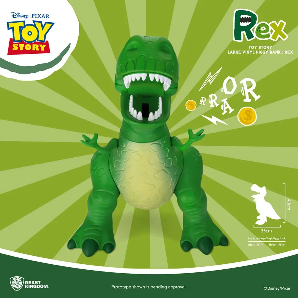 Toy Story Piggy Vinyl Spardose Rex 46 cm termékfotó