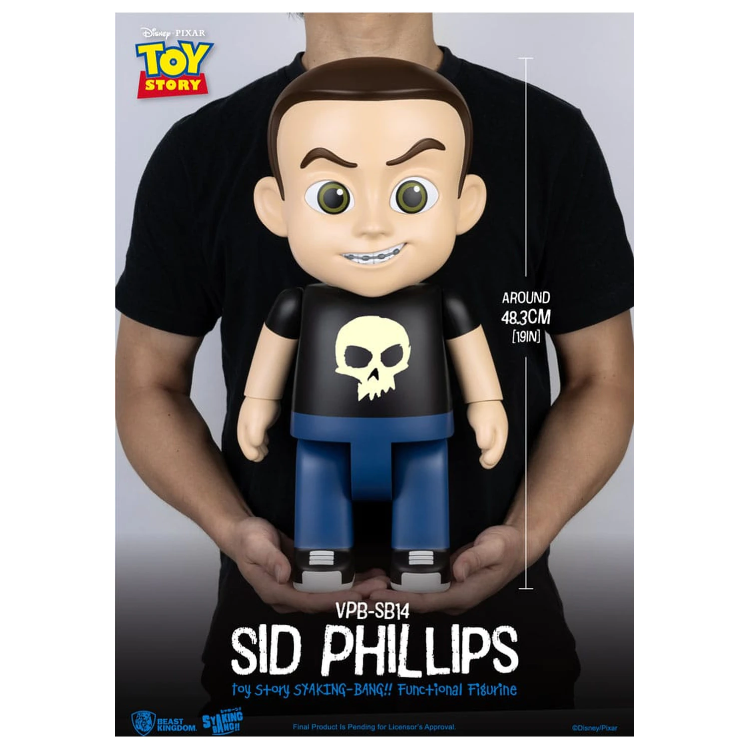 Toy Story Piggy Vinyl Sparschwein Sid Phillips 48 cm Produktfoto