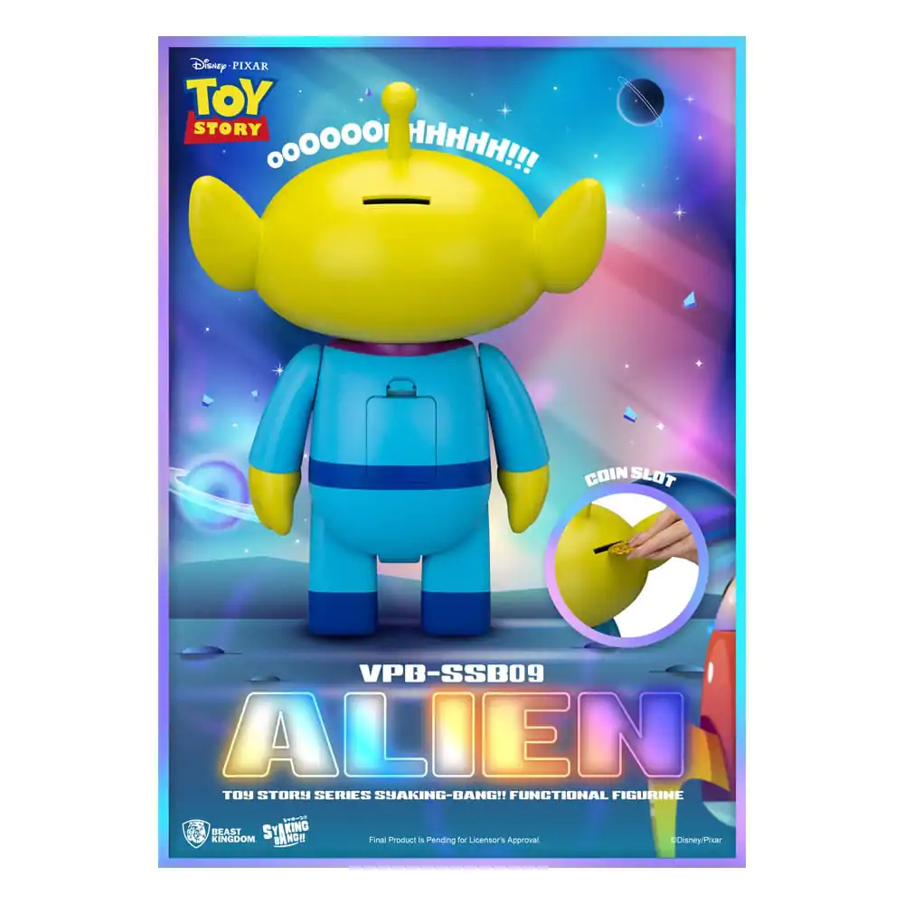 Toy Story Syaking Bang Series PVC Spardose Alien 33 cm Produktfoto