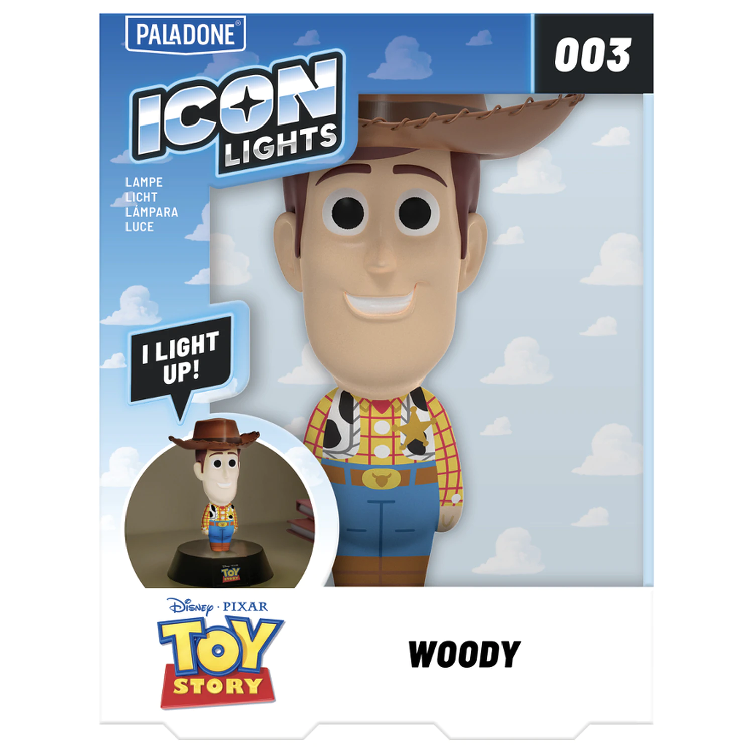 Toy Story Woody Icon Lampe 11 cm Produktfoto
