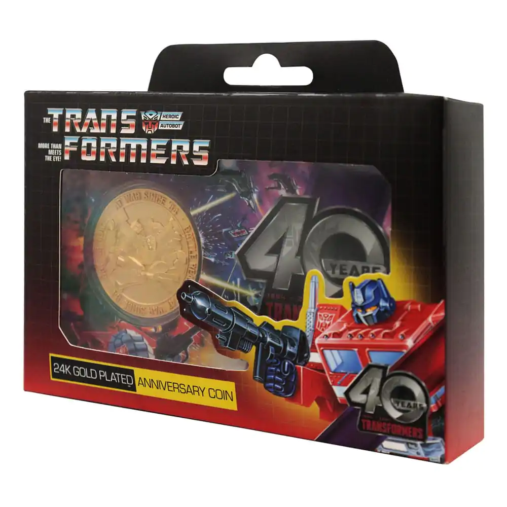 Transformers Sammelmünze 40th Anniversary 24k Gold Plated Edition 4 cm termékfotó
