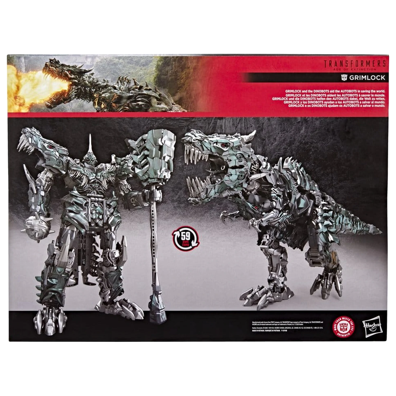 Transformers: Age of Extinction Studio Series Titan Class Action Figur Grimlock 38 cm Produktfoto