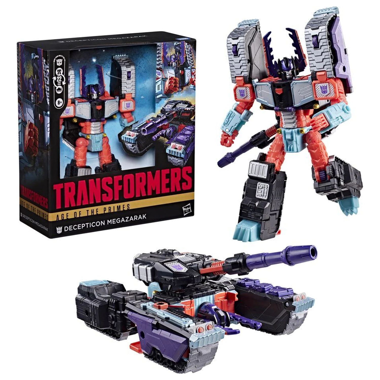 Transformers Age Of The Primes Decepticon Megazarak Figur 19 cm Produktfoto