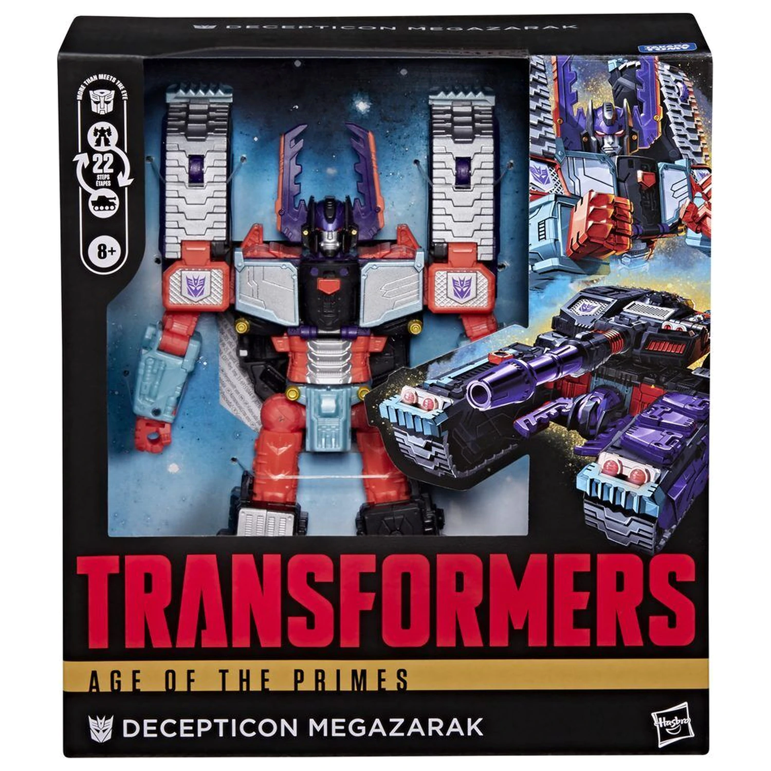 Transformers Age Of The Primes Decepticon Megazarak Figur 19 cm Produktfoto