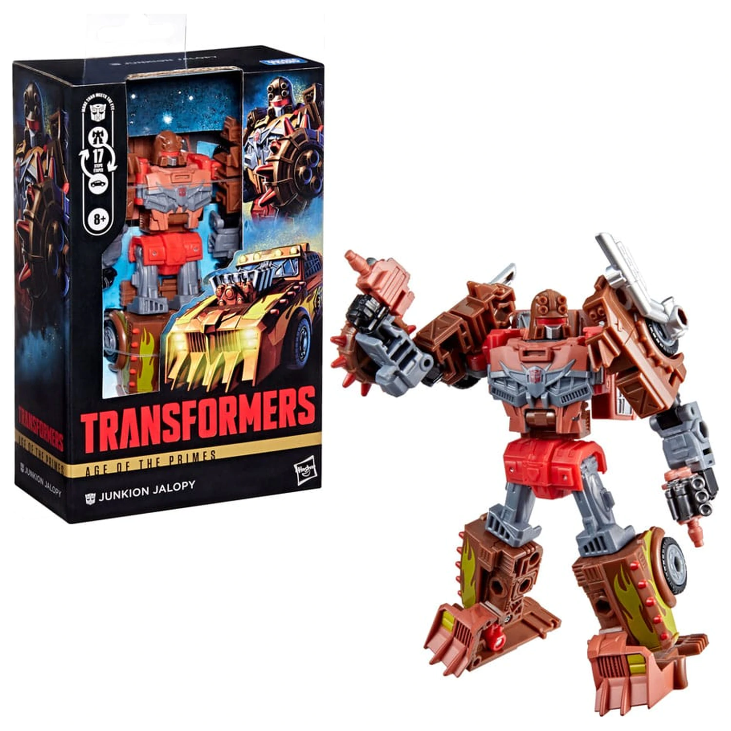 Transformers Age of the Primes Deluxe Class Action-Figur Junkion Jalopy 14 cm Produktfoto