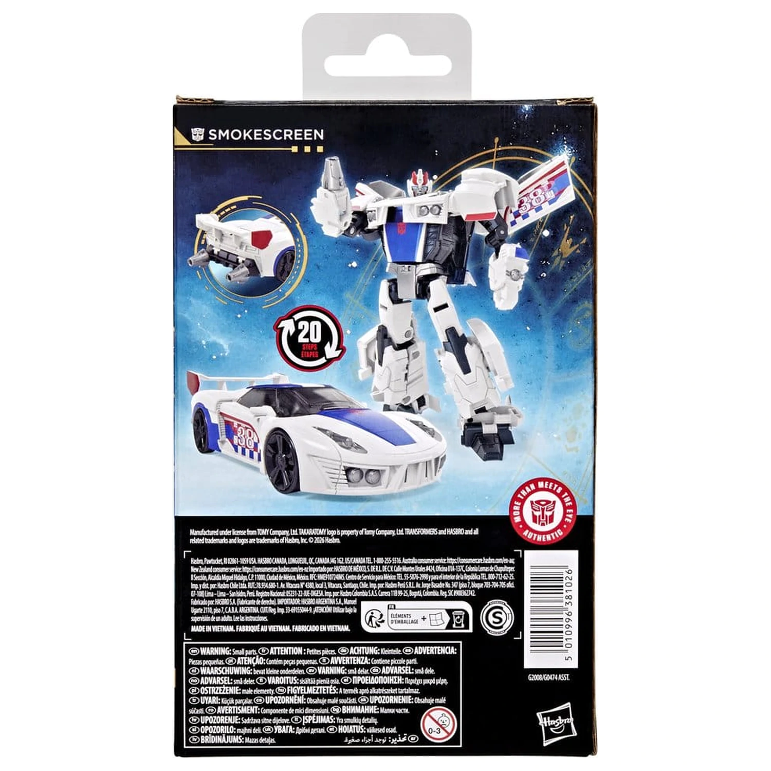 Transformers Age of the Primes Deluxe Class Actionfigur Smokescreen 13 cm Produktfoto