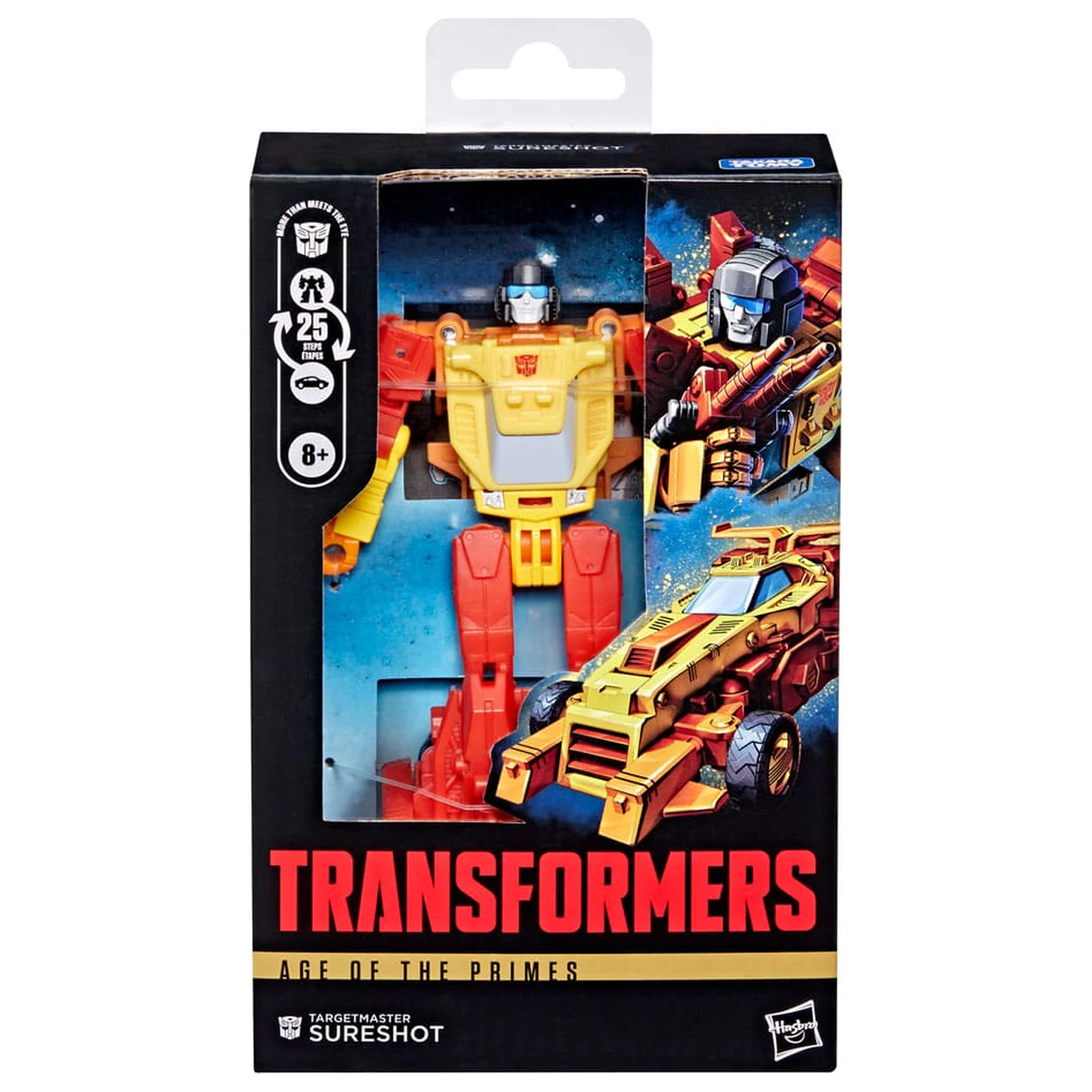 Transformers Age of the Primes Deluxe Class Actionfigur Targetmaster Sureshot 14 cm Produktfoto