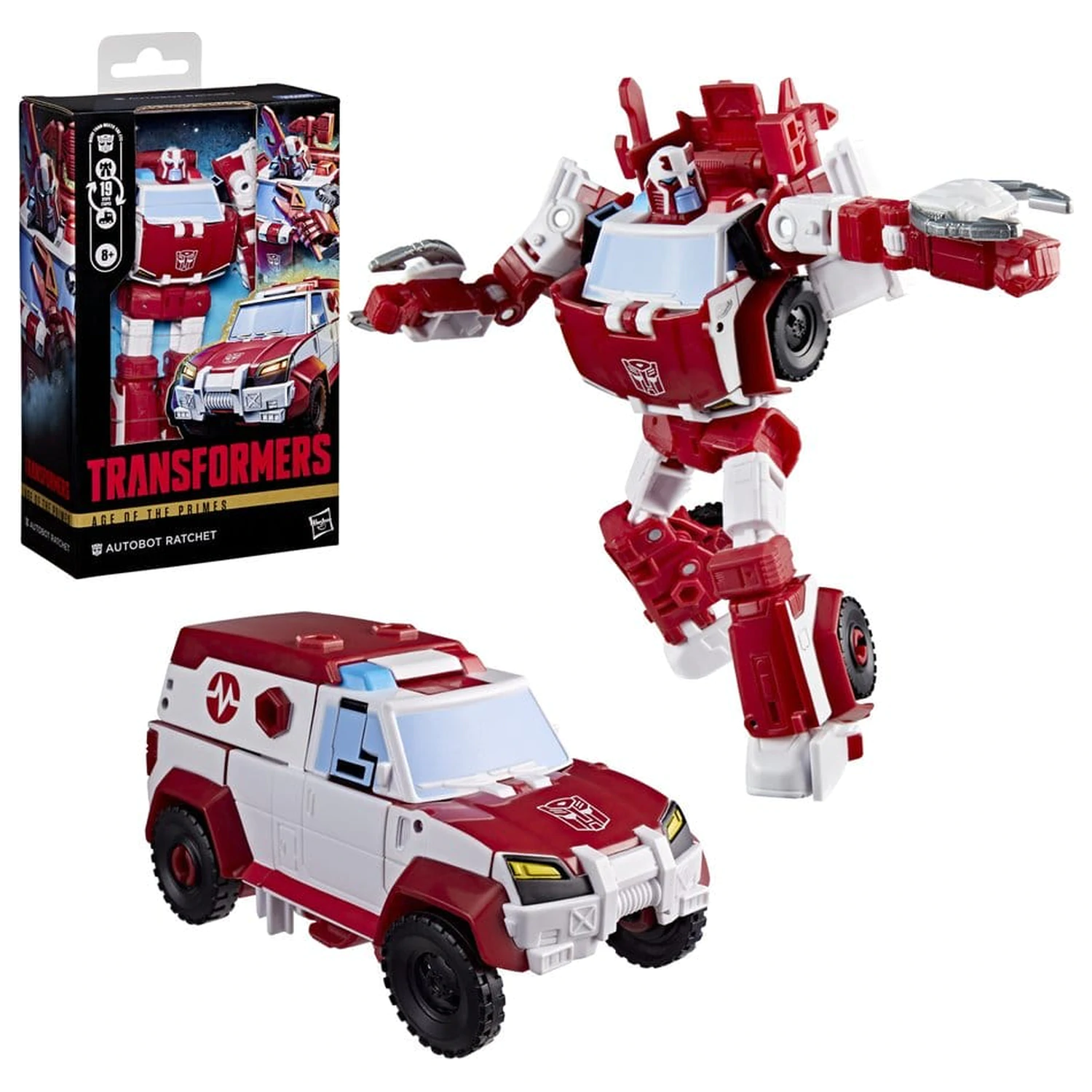 Transformers Age of the Primes Deluxe Class Actionfigur Autobot Ratchet 15 cm Produktfoto
